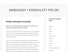 Tablet Screenshot of ambasadyikonsulaty.pl